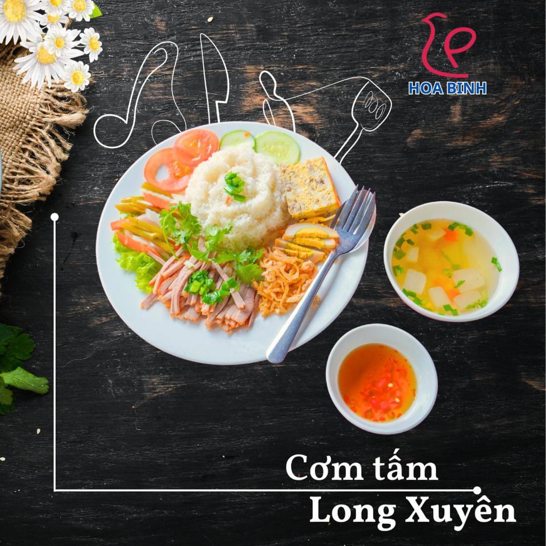 Hoa Binh 1 Hotel Long Xuyên Exterior foto